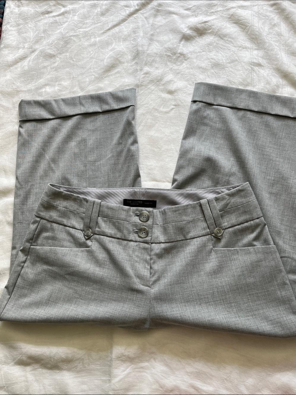 The Limited Cassidy Fit grey capris